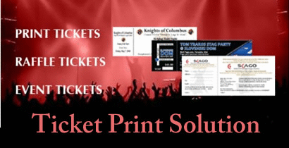 Ticket design and print  Lagos