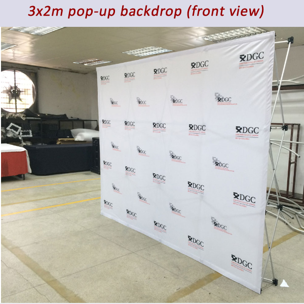 Useful Portable 7.5x10FT Pop-Up Booth Frame Trade Show Display Stand Office SALE 